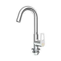 R.N. Chrome Plated Table Mounted Swan Neck Faucet RNASP24G10_0
