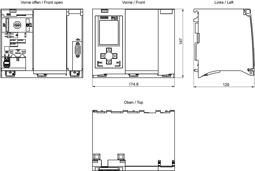 SIEMENS Programmable Logic Controller 6ES75184FP000AB0 24 V_1