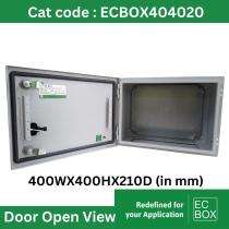 ECBOX Metal Enclosure Boxes 400 x 400 x 210 mm_0