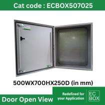 ECBOX Mild Steel Enclosure Boxes 500 x 700 x 250 mm_0