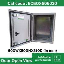 ECBOX Mild Steel Enclosure Boxes 600 x 500 x 210 mm_0