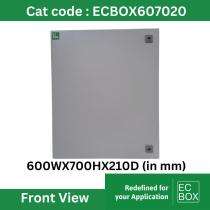 ECBOX Mild Steel Enclosure Boxes 600 x 700 x 210 mm_0