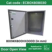 ECBOX Mild Steel Enclosure Boxes 800 x 800 x 300 mm_0