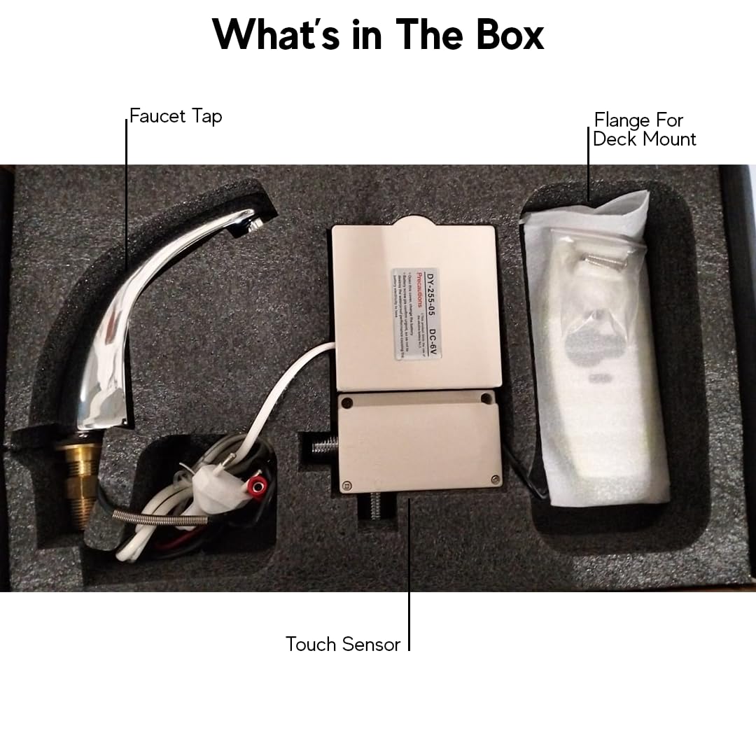 R.N. Chrome Plated Table Mounted Sensor Faucet 0771_1