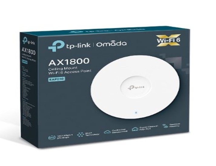 TP-Link EAP610 AX1800 1201 Mbps 115 sq m Ceiling Mounted Wireless Access Point_1