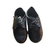 Leather Steel Toe Safety Shoes Black_0