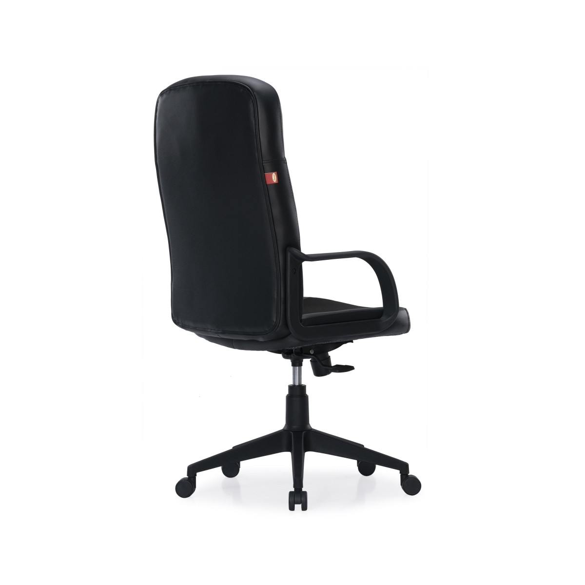 Durian HighBack Leatherette Chair Black 615 x 530 x 1230 mm Hot Pressed Plywood Office Chairs_3