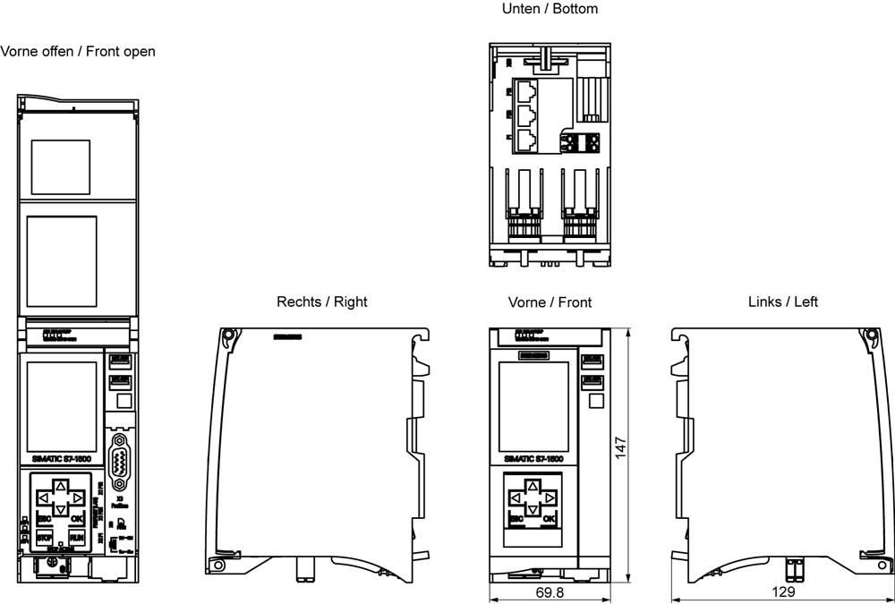 SIEMENS Programmable Logic Controller 6ES75163AP030AB0 24 V_1