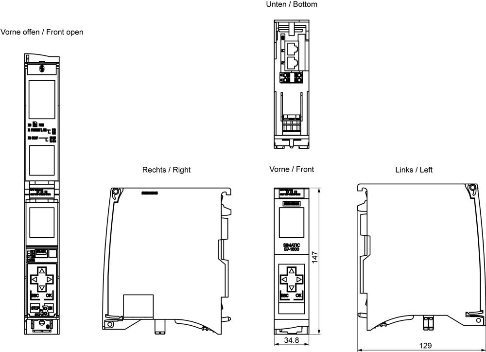 SIEMENS Programmable Logic Controller 6ES75131AM030AB0 24 V_2