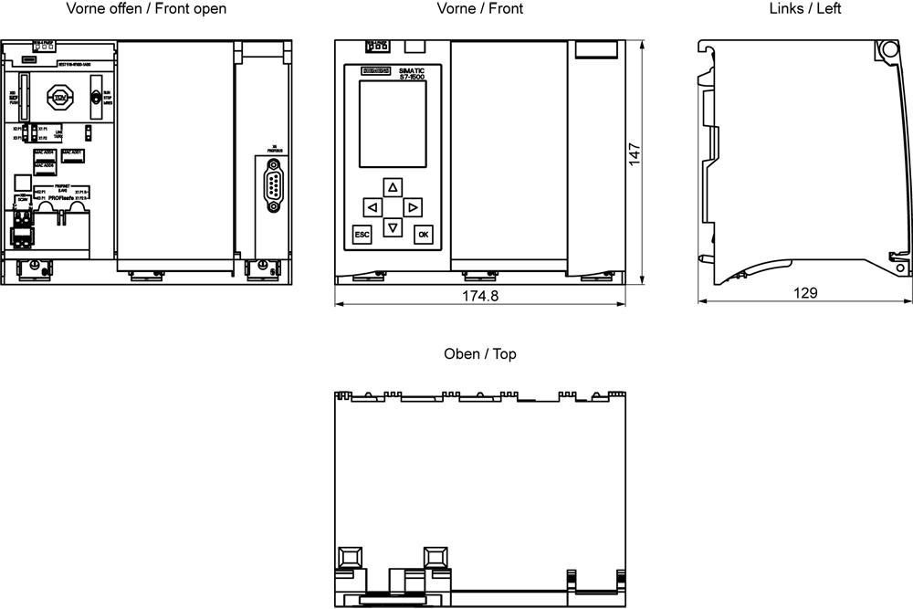 SIEMENS Programmable Logic Controller 6ES75184FX001AC0 24 V_1
