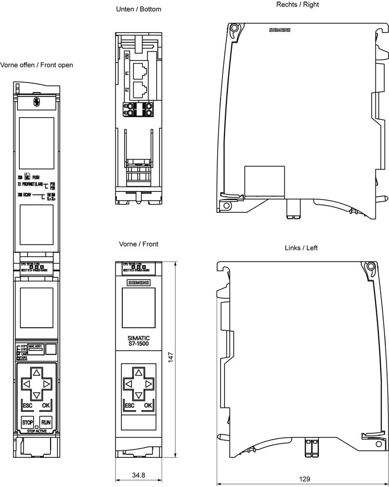 SIEMENS Programmable Logic Controller 6ES75131FM030AB0 24 V_1