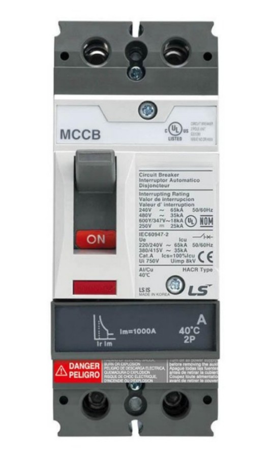 LS ELECTRIC ABN 802C 800 A 37 kA Double Pole MCCB_0