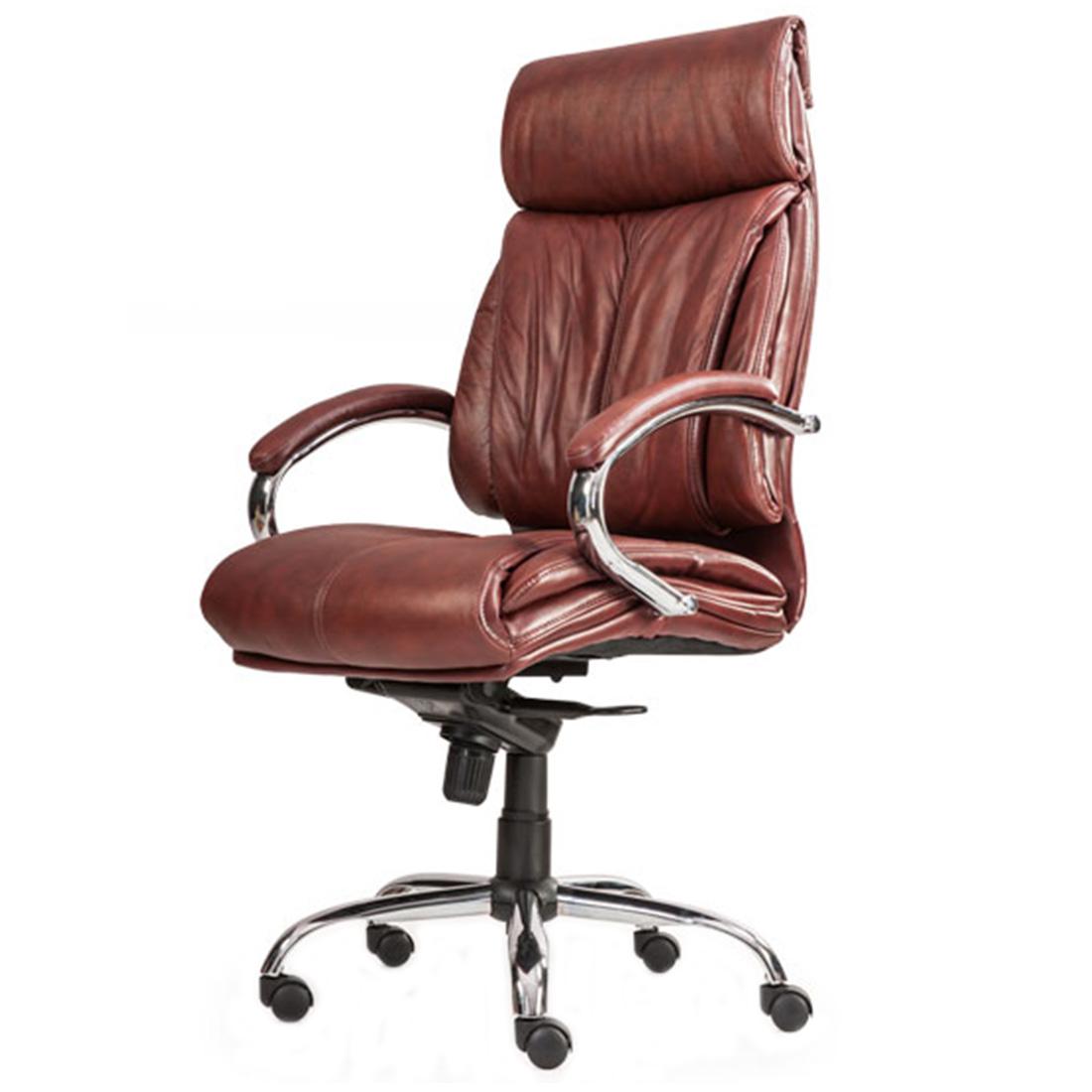 Durian High Back Leather Chair Red - Burgundy 650 x 480 x 1300 mm Hot Pressed Plywood Office Chairs_2