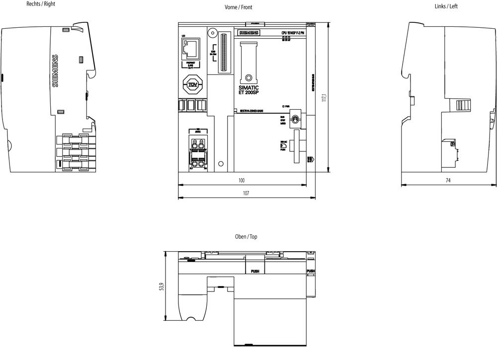 SIEMENS Programmable Logic Controller 6ES75142SN030AB0 24 V_1