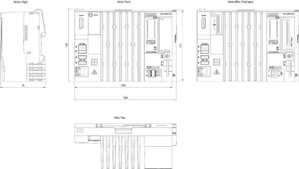 SIEMENS Programmable Logic Controller 6ES76772DB420GL0 24 V_1