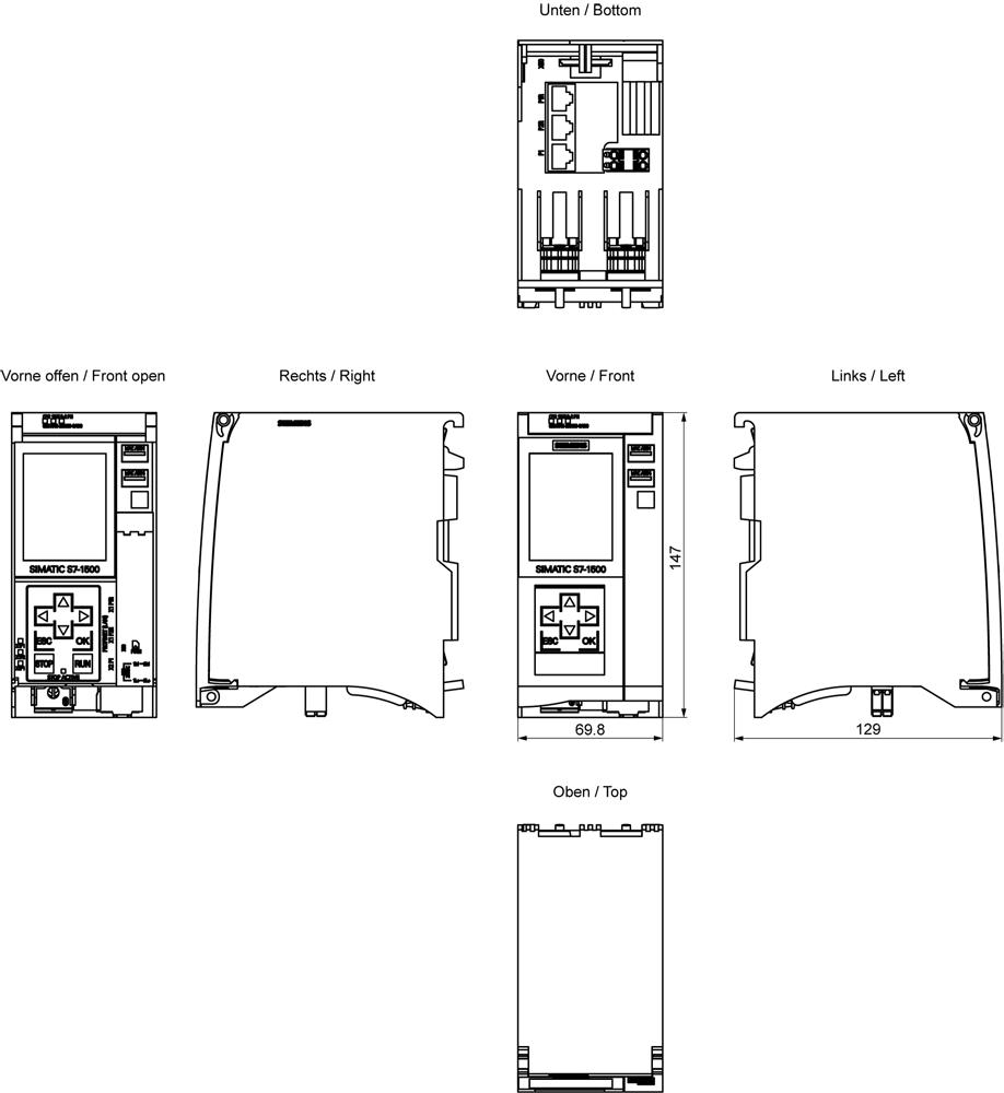 SIEMENS Programmable Logic Controller 6ES75152RN030AB0 24 V_1