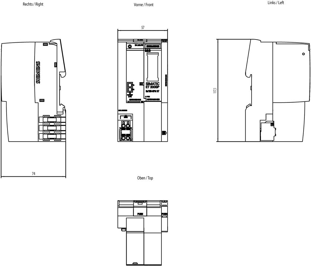SIEMENS Programmable Logic Controller 6ES71556AA010BN0 24 V_1