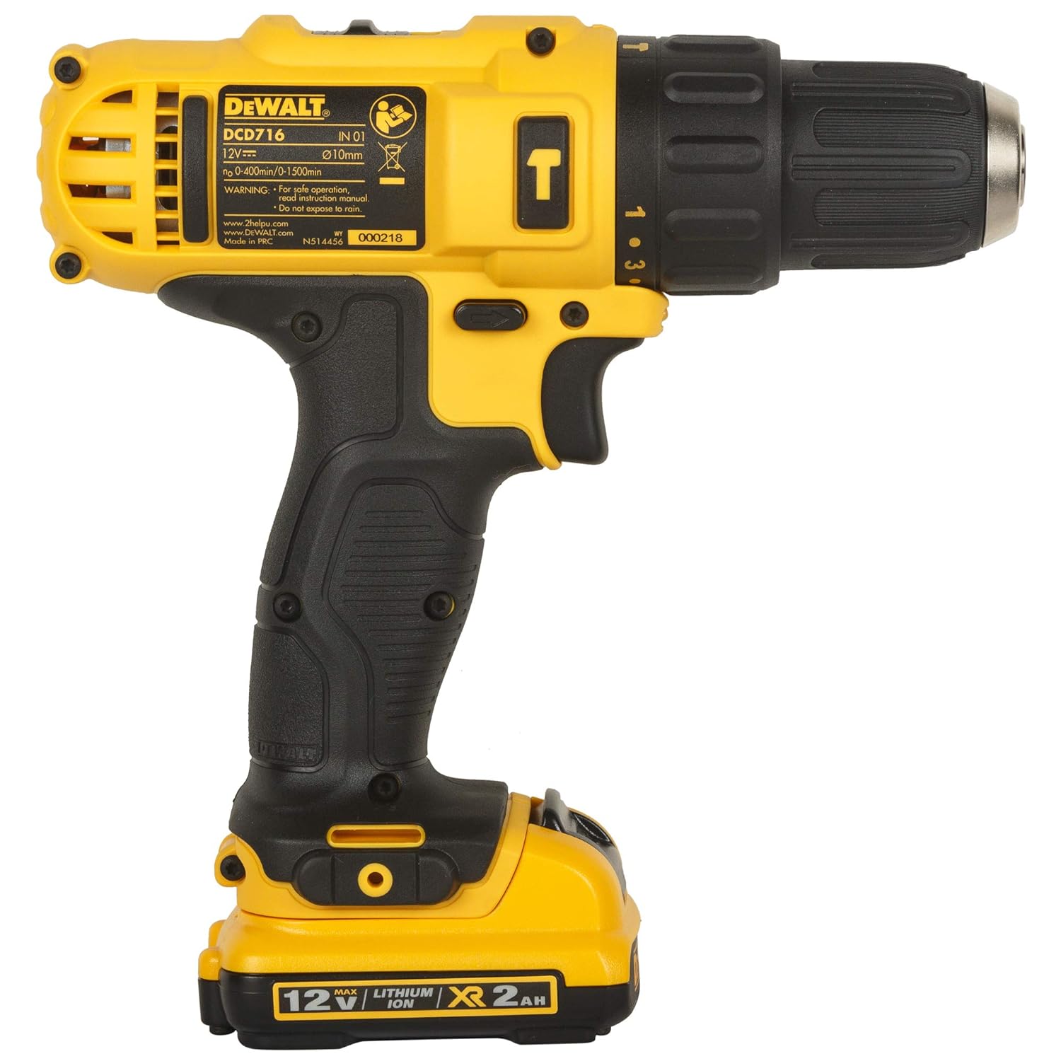 DEWALT 8 - 20 mm Cordless Rotary Hammer Drill DCD716D2 12 V_1