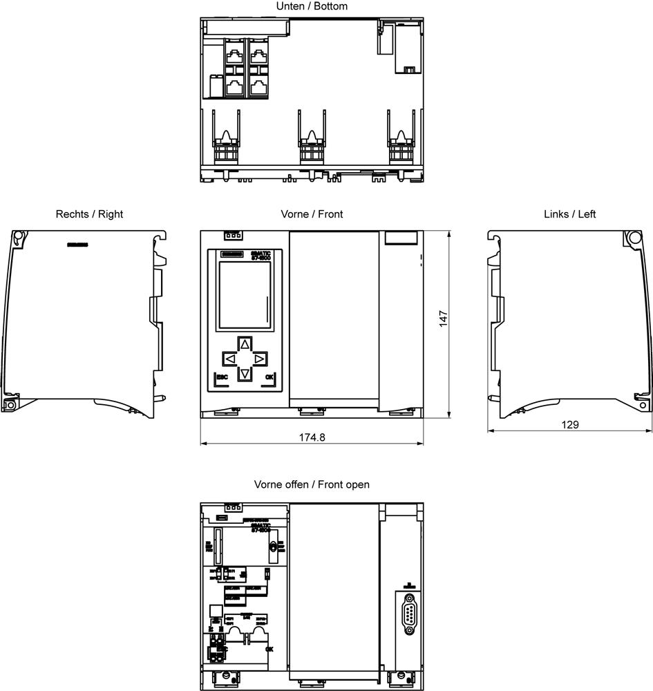 SIEMENS Programmable Logic Controller 6ES75184AP000AB0 24 V_1