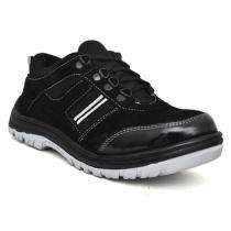 AKF Leather Steel Toe Safety Shoes Black_0