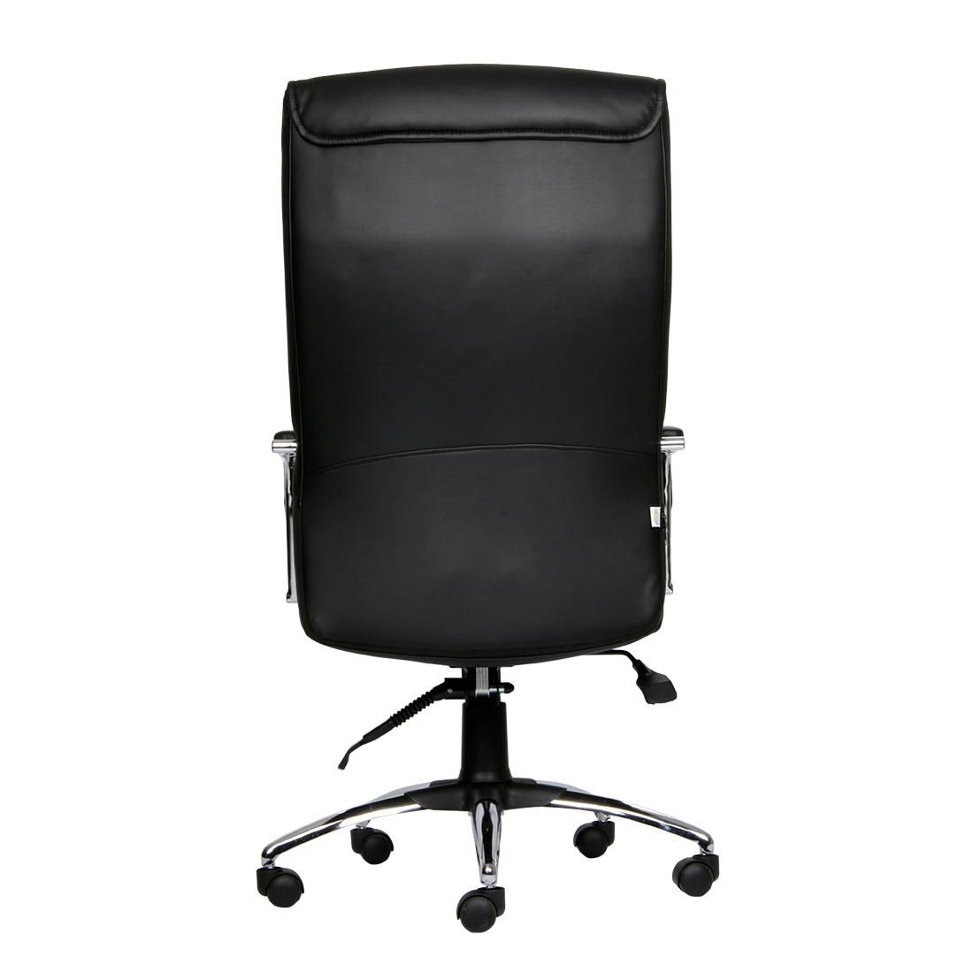 Durian High Back Leatherette Chair Black 590 x 505 x 1280 mm Hot Pressed Plywood Office Chairs_1