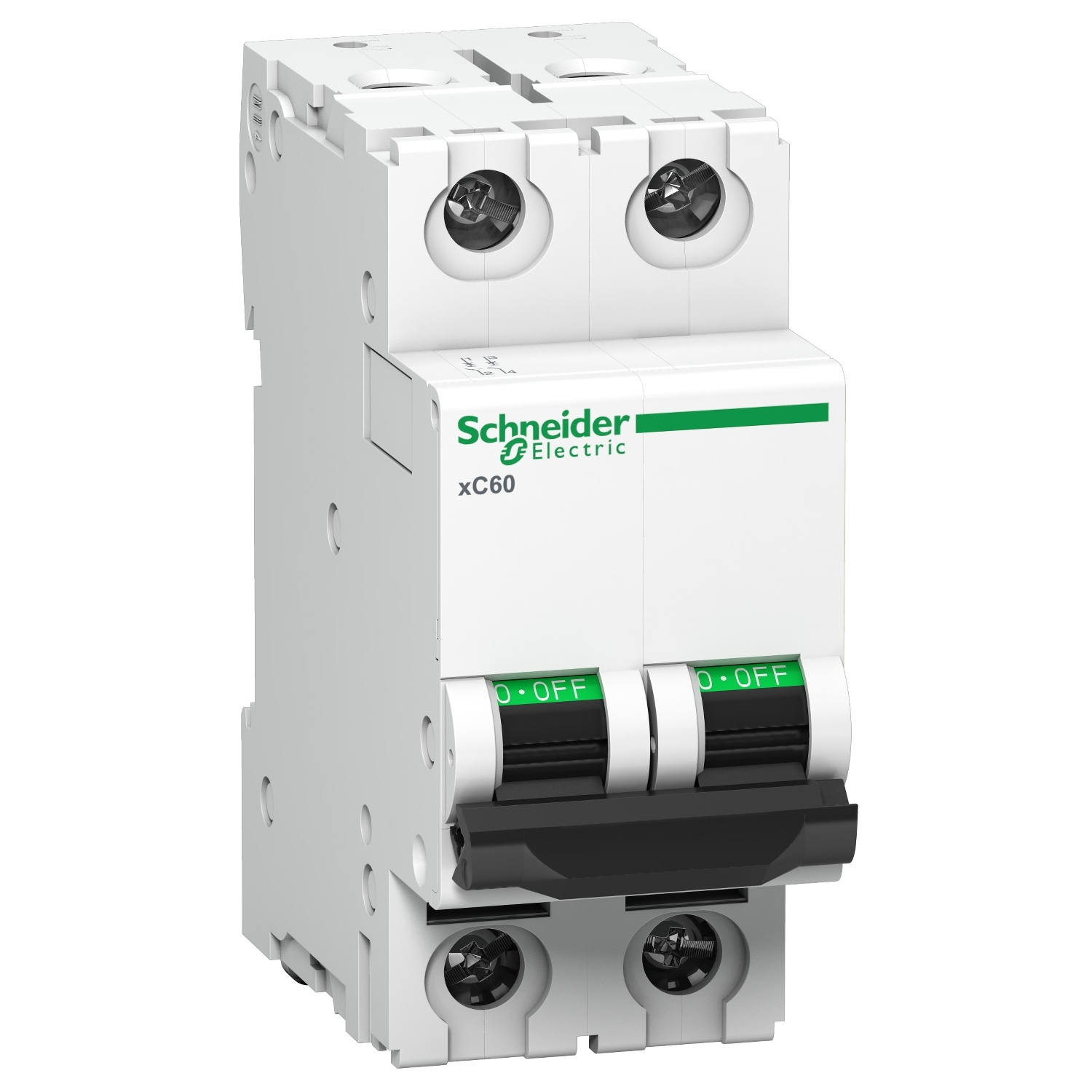 Schneider Electric Acti9 xC60 A9N2P20C Double Pole 20 A C Curve MCB_0