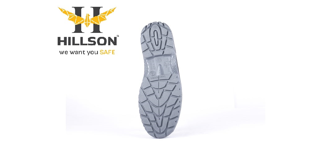 Hillson Panther Buff Leather Steel Toe Safety Shoes Black_3