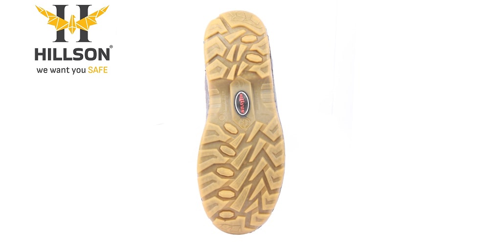 Hillson Sporty Synthetic Leather Steel Toe Safety Shoes Black_3