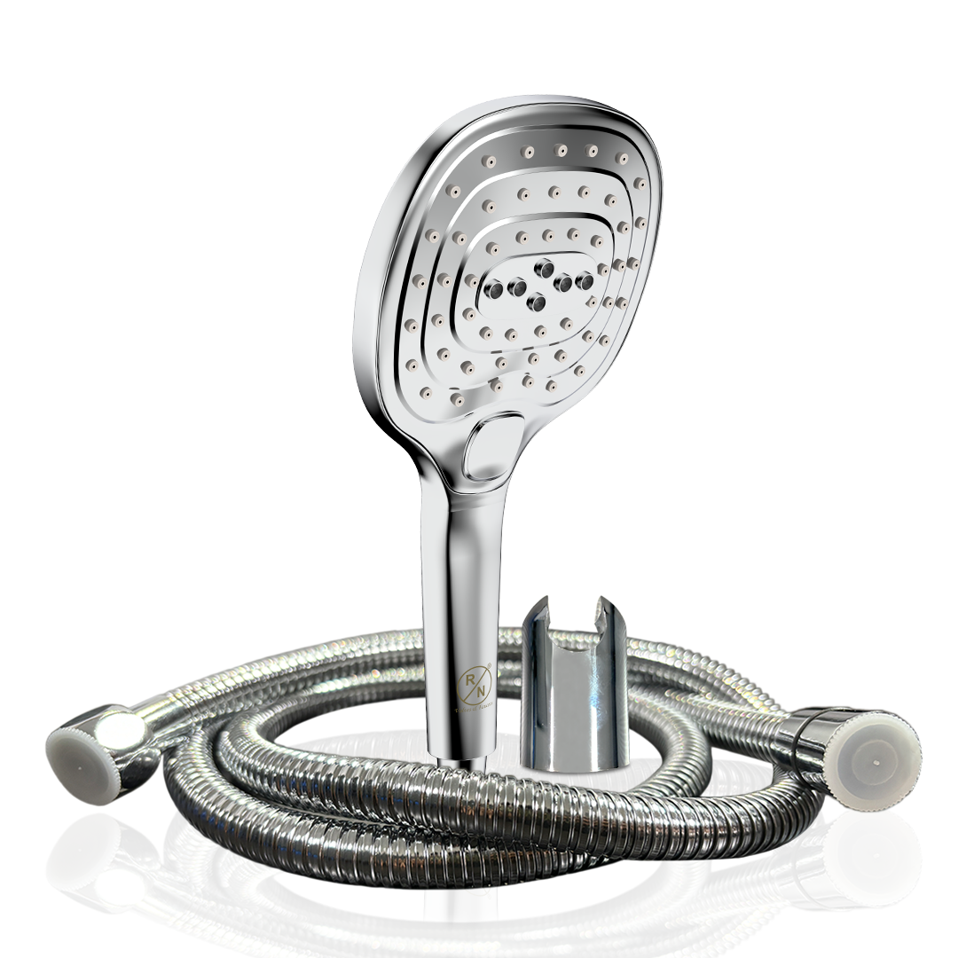 R.N. 6913 Handheld Dual Flow Shower 12 X 27 cm ABS_0