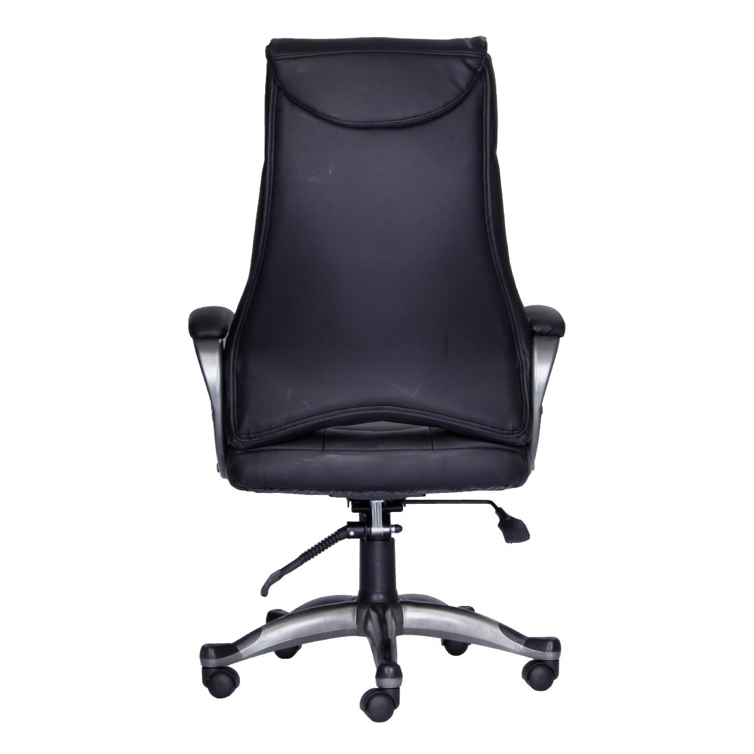 Durian High Back Leatherette Chair Black 700 x 550 x 1255 mm Hot Pressed Plywood Office Chairs_1