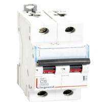 Legrand 408628 Double Pole 6 A C Curve MCB_0