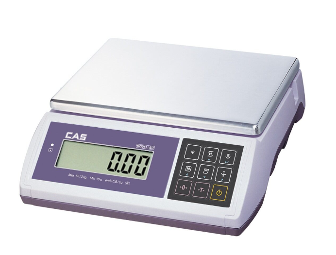 CAS Table Top Electronics Weighing Scale 3 kg ED-H(3kg)_0