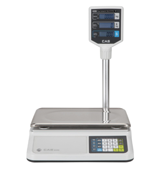CAS Table Top Electronics Weighing Scale 15 kg PR II Pole LED_0