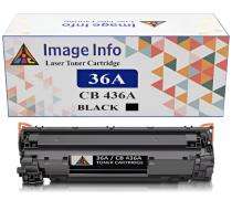 ImageInfo Black Laser Toner HP CB436A Compatible Ink Cartridge_0