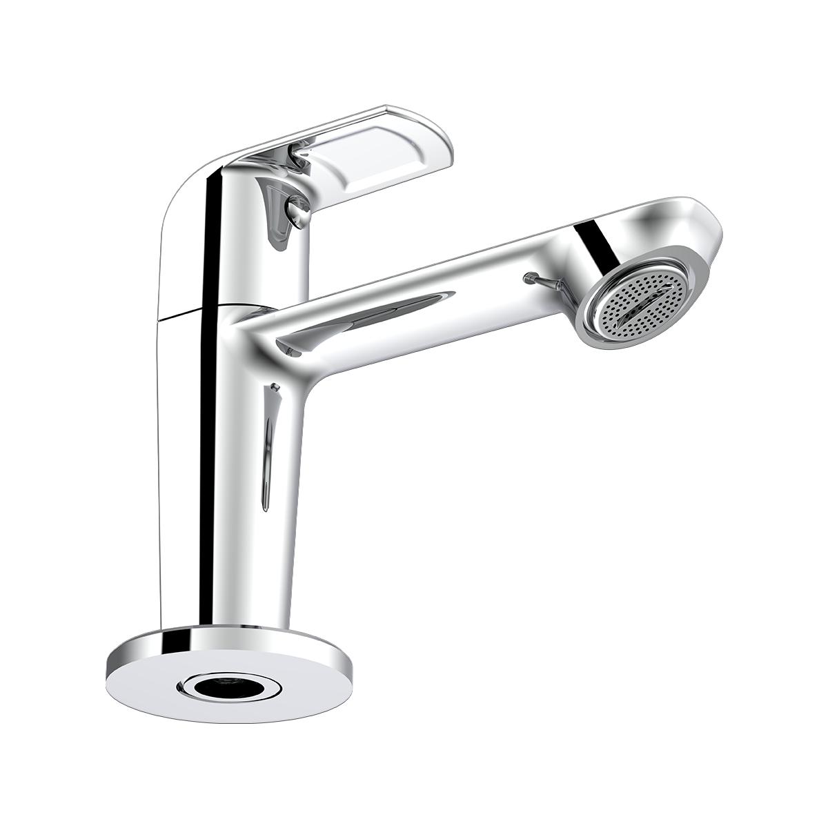 R.N. Chrome Plated Pillar Cock Long Nose Premium Faucet RNSOP24G33_2
