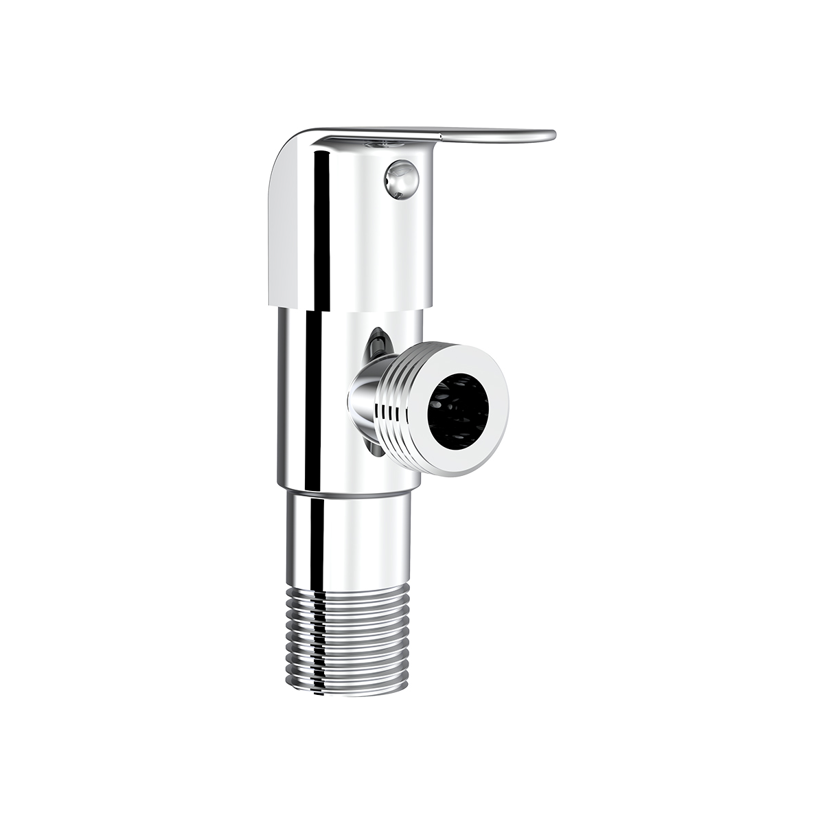 R.N. Chrome Plated Angle Cock SS 304 Body Faucet RNSOP24G11_1