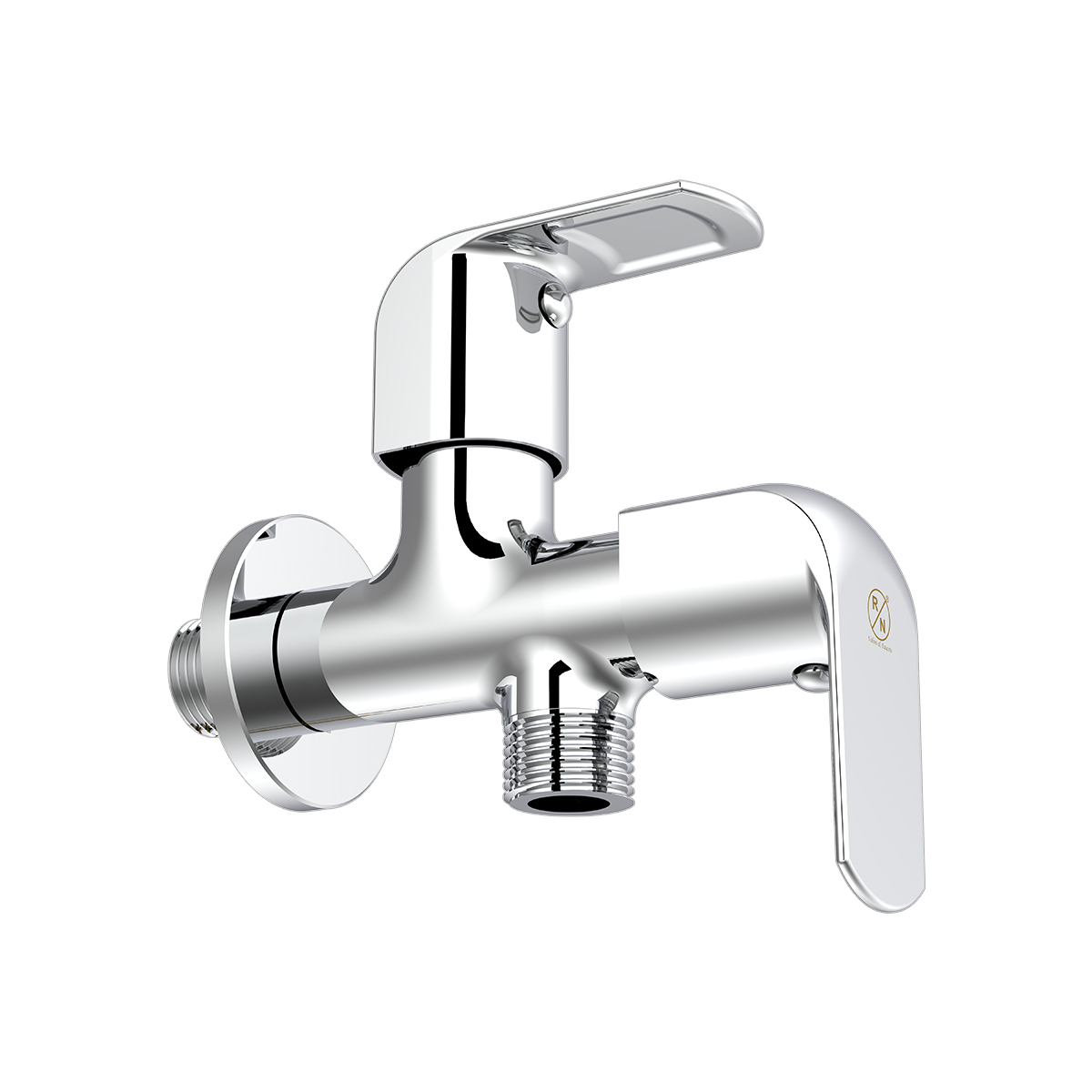 R.N. Chrome Plated 2 In 1 Angle Cock Faucet RNSOP24G15_2