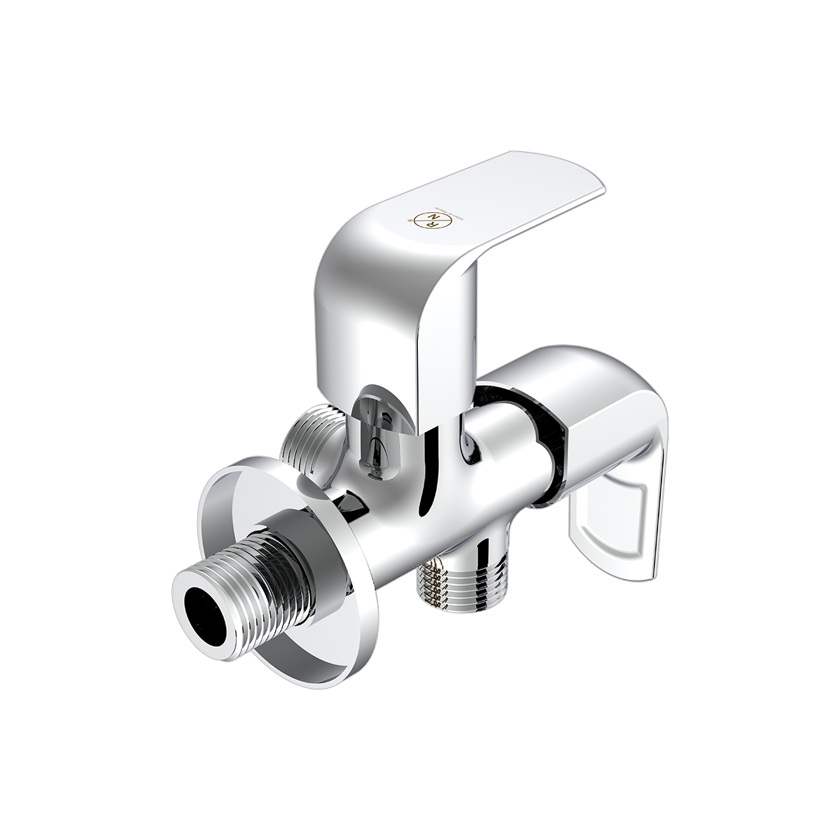 R.N. Chrome Plated 2 In 1 Angle Cock Faucet RNSOP24G15_3