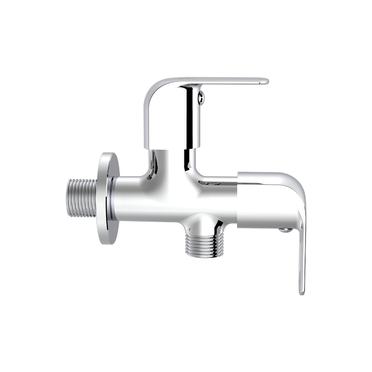 R.N. Chrome Plated 2 In 1 Angle Cock Faucet RNSOP24G15_4