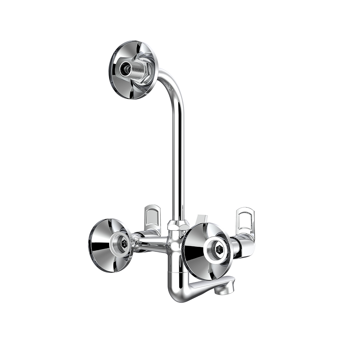 R.N. Chrome Plated Wall Mixer With L-Bend Faucet RNSOP24G19_1