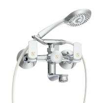 R.N. Chrome Plated Wall Mixer With Crutch Faucet RNSOP24G12_0