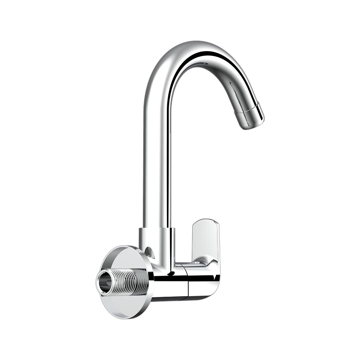 R.N. Chrome Plated Wall Mounted Sink Cock Faucet RNSOP24G09_1