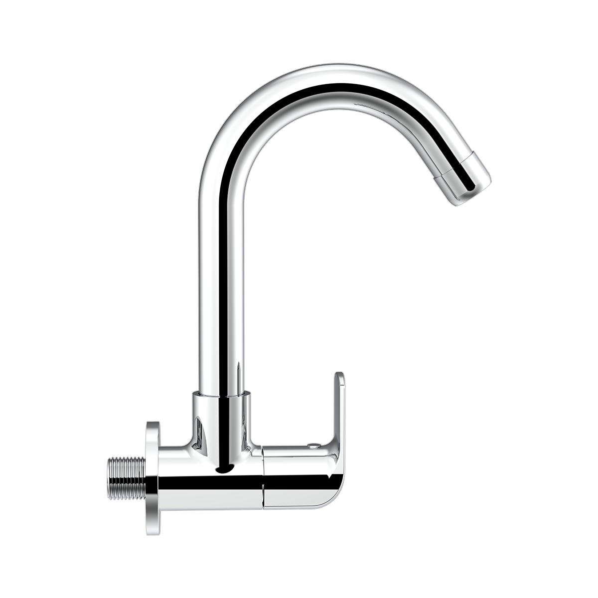 R.N. Chrome Plated Wall Mounted Sink Cock Faucet RNSOP24G09_2