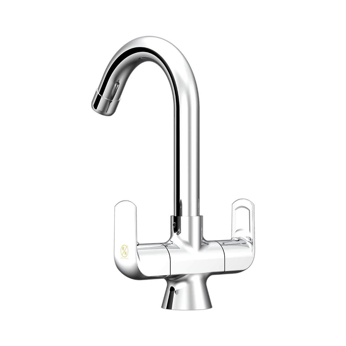 R.N. Chrome Plated Center Hole Basin Mixer Faucet RNSOP24G27_3