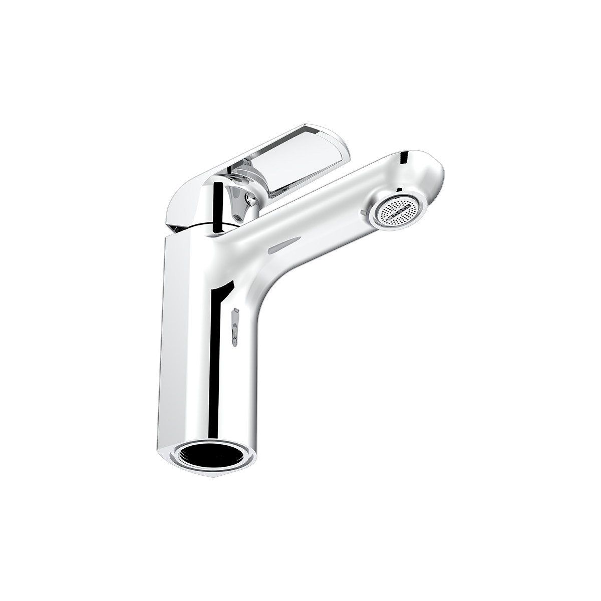 R.N. Chrome Plated Single Lever Basin Mixer Faucet RNSOP24G07_1