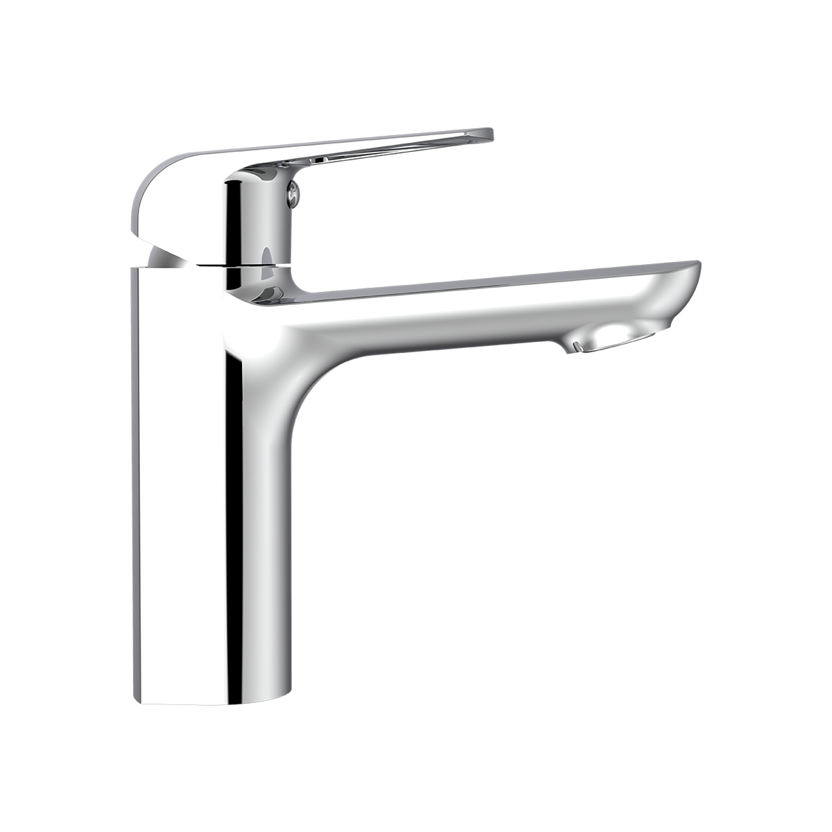 R.N. Chrome Plated Single Lever Basin Mixer Faucet RNSOP24G07_4