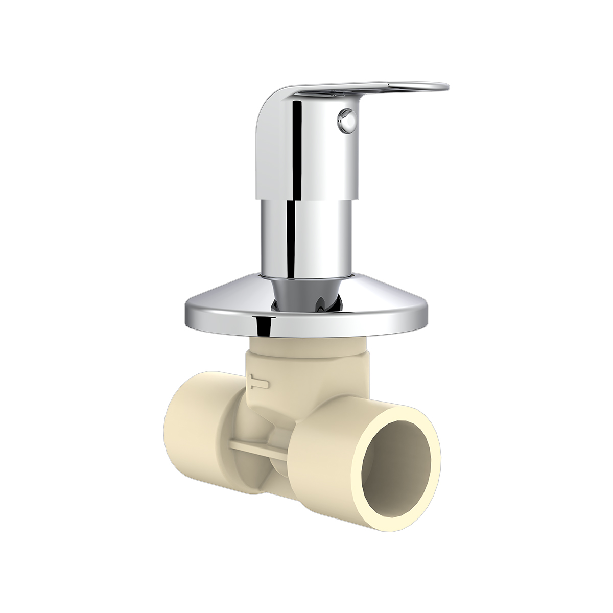 R.N. Chrome Plated CPVC Concealed Stop Cock Faucet RNSOP24G05_1