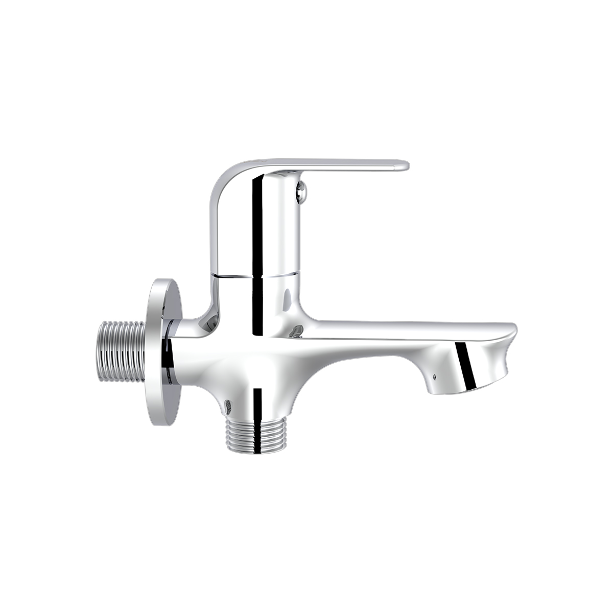 R.N. Chrome Plated 2 In 1 Bib Cock Advance Faucet RNSOP24G53_1
