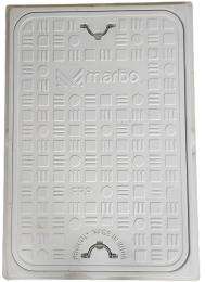 Marbo Solid Top Manhole Cover FRP Coated 21 x 27 inch_0
