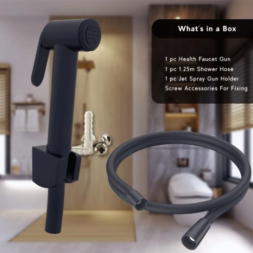 R.N. Black Matte Finish Health Faucet 5415_2